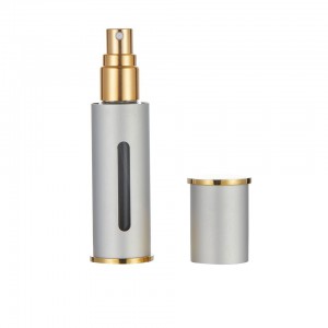 MUB 10 ML perfume aluminum bottle with newly designed style aluminum and cooper