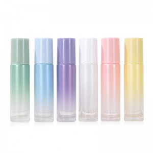 MUB 10ml roll on essential oil glass bottle with colorful bottle