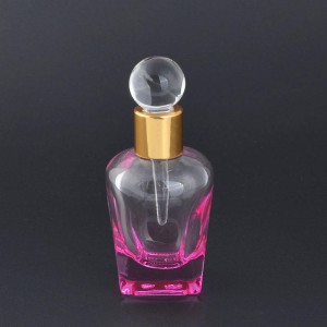New Design 15ml Empty Clear Refillable Perfume Glass Bottles With Aluminum Cap And Glass Stick For Gifts