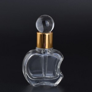 Factory wholesale new 30ml oval transparent bayonet glass spray perfume bottle cosmetic sub-bottle portable bottle