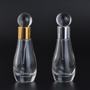 Exclusive Fancy Design Bowling shape 12ml Glass Essential Oil Bottles with Glass Stick Wholesale