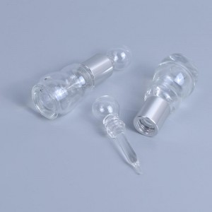 MUB New Design Glass Stick Attar Bottles Mini 7ML Emtpy Glass Perfume Oil Bottles With Glass Rod Cap