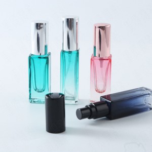 MUB 5ml 10ml pink rectangular spray perfume bottle