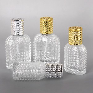 MUB 30ml 50ml pineapple shape glass perfume bottle