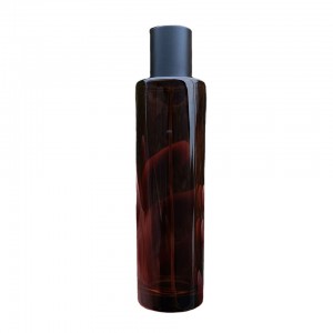 100ml Brown Bayonet Long Cylindrical Spray Glass Perfume Bottle Cylindrical Perfume Bottle