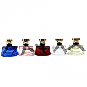 MUB Empty 30ml Luxury Colorful Pump Spray Bottle Portable Perfume Glass Bottle