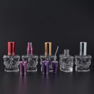MUB 14ML Bowknot Shape Portable Perfume Spray Bottle Colors Glass Perfume Bottles empty glass perfume bottles