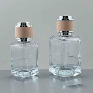 MUB 30ml Fancy Glass Perfume Bottle With Spray And Screw caps