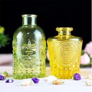 MUB 150ml Color engrave Reed Diffuser Bottle Air Freshener Home Decorative aromatherapy Fragrance Diffuser Bottle