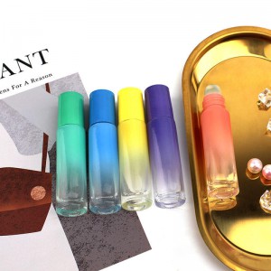 MUB Mini 10ml Fancy Glass Attar Bottles with Color Printing Glass Bottle for Essential Oil