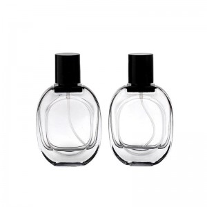 MUB 30ML Luxury Refillable Rectangular Perfume Bottle Portable Travel Perfume Bottle Glass Empty Bottle