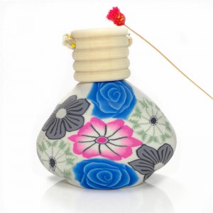 MUB 10ml to 15ml soft pottery aromatherapy car perfume bottle pendant