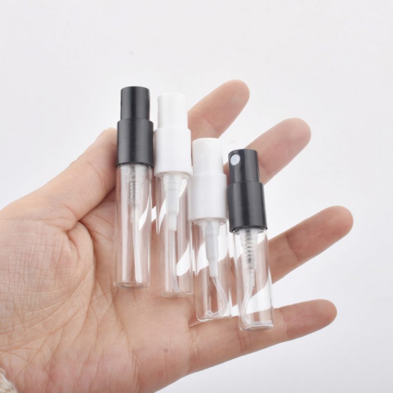 MUB Mini 2ml 3ml Sample Glass Spray Vial Refillable Perfume Glass Bpttle