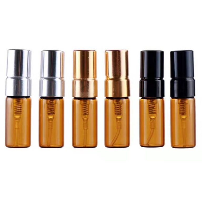 Amber Color Perfume Glass Bottle