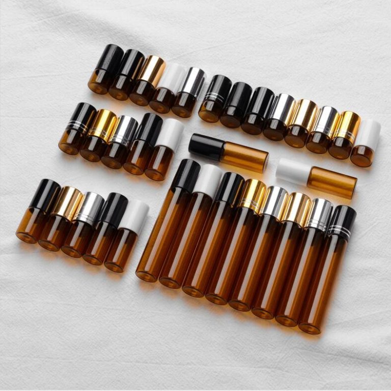 1ml 2ml 3ml 5ml 10ml roll on glass bottle
