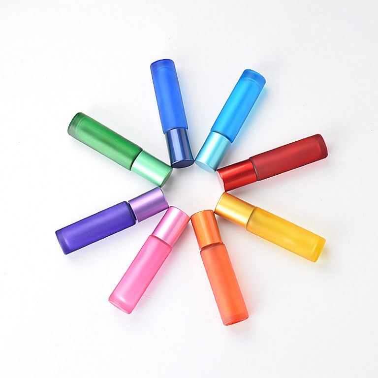 colorful glass bottle