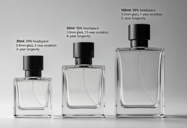 30ml 50ml 100ml perfume bottle comparison