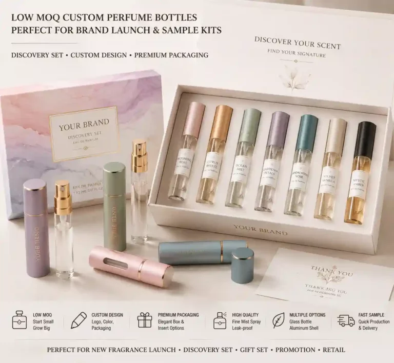 How Low-MOQ Custom Perfume Bottles Support Small Fragrance Launches