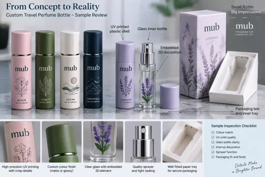 Plastic Outer and Glass Inner Travel Perfume Bottles A Packaging Guide
